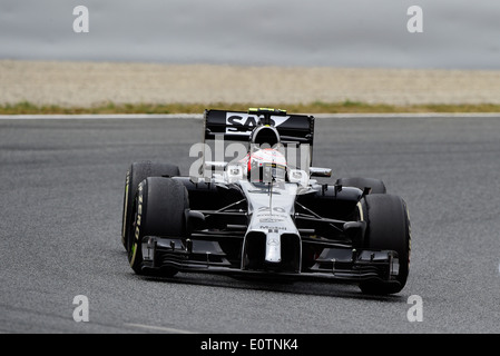 Formel 1 Grand Prix von Spanien 2014---Kevin Magnussen (DEN), McLaren MP4-29 Stockfoto