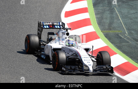 Formel 1 Grand Prix von Spanien 2014---Felipe Massa (BRA), Williams FW36 Stockfoto