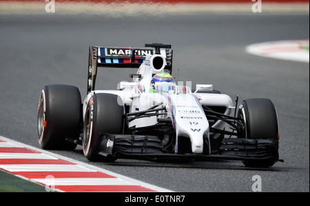 Formel 1 Grand Prix von Spanien 2014---Felipe Massa (BRA), Williams FW36 Stockfoto