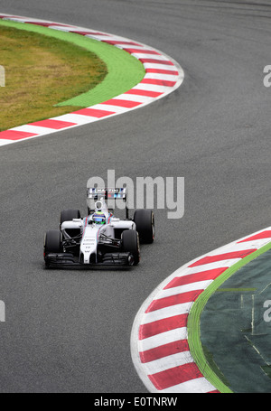 Formel 1 Grand Prix von Spanien 2014---Felipe Massa (BRA), Williams FW36 Stockfoto