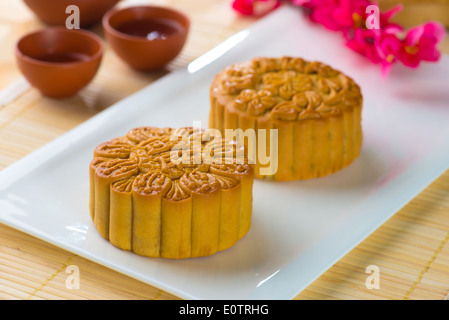 Mooncake Festival und Mitte Herbst feiern Stockfoto