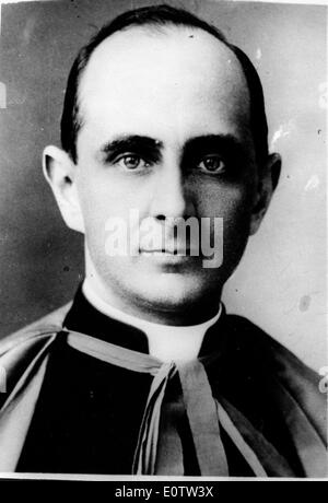 Porträt einer jungen Papst Paul VI. Stockfoto