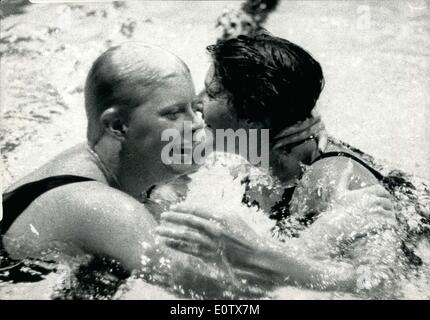 30. August 1960 - schwimmen Olympischen Spielen in Rom Stockfoto