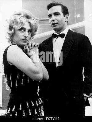 Schauspieler Anna Magnani und Ben Gazzara Co-star Stockfoto