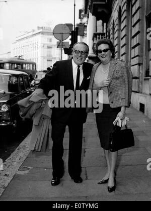 Schauspieler Harold Lloyd und Mildred Davis in Rom Stockfoto