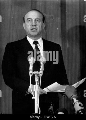 Raymond Marcellin während einer Pressekonferenz Stockfoto