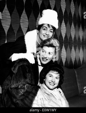 30. Januar 2013 - Patty Andrews, der letzte überlebende Mitglied der Gesang Andrews Sisters, sang Hits wie "Boogie Woogie Stockfoto