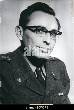 12. Dezember 1960 - ist neuer Chief Of Staff ernannt In Israel Brigadier Zvi Tsur Generalstabschef der israelischen Armee ernannt worden Stockfoto