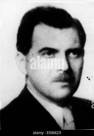 Josef Mengele Arzt des Auschwitz-horror Stockfoto