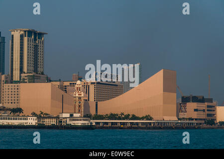 Clock Tower und das Hong Kong Museum of Art, Kowloon, Hong Kong, China Stockfoto