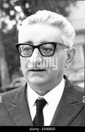 Präsident von Italien Giovanni Leone Stockfoto