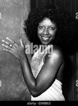 Porträt der Sängerin Natalie Cole Stockfoto