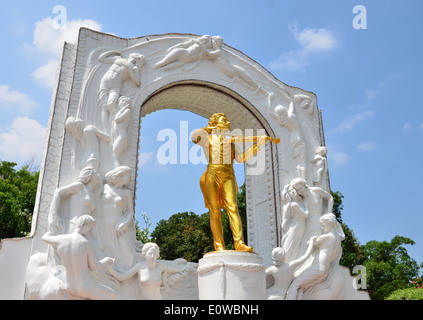 Replikat alten berühmten Johann Strauss Stockfoto