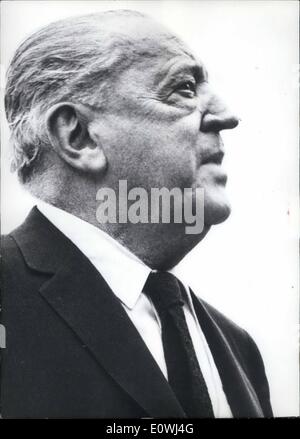 5. Mai 1963 - Prof. Dr. Ludwig Mies van der Rohe, Architekt. 31.05.63 Stockfoto