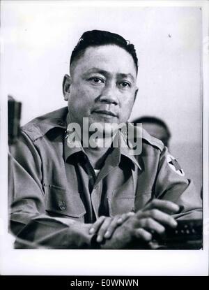 1. Januar 1964 - Major General Tran Van Don, Minister für Verteidigung und 1. ViceMinister, Südvietnam. Stockfoto