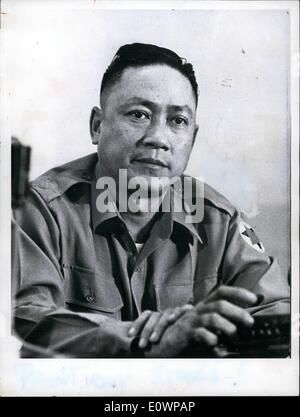 1. Januar 1964 - Major General Tran Van Don, Minister für Verteidigung und 1. stellvertretender Minister, Südvietnam. Stockfoto