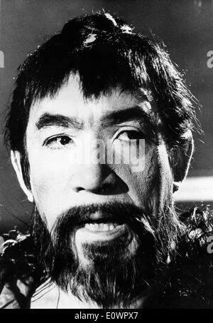 Schauspieler Anthony Quinn in dem Film "The Schachbrett of God" Stockfoto