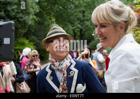 Chelsea, London, UK. 20. Mai 2014, Togenkyo Ð A Paradise auf Erden gewann die Goldmedaille für den besten Handwerker Garten, entworfen von Kazuyuki Ishihara bei der RHS Chelsea Flower Show 2014 Kredit: Keith Larby/Alamy Live News Stockfoto