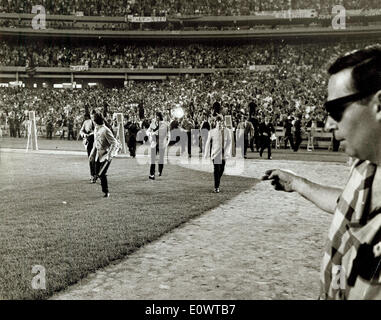 Die Beatles im Shea Stadium Stockfoto