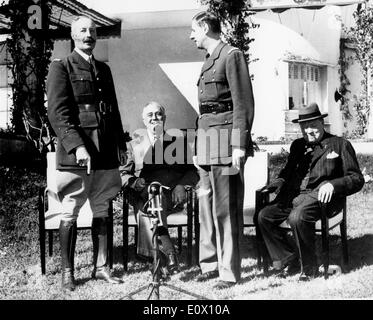 1943-Casablanca-Konferenz Stockfoto