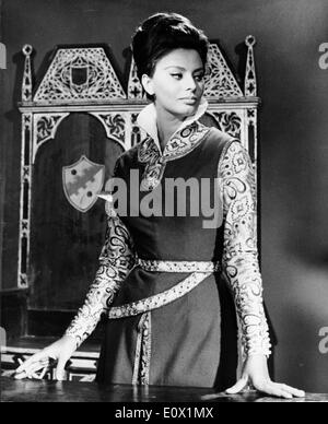 Schauspielerin Sophia Loren in einer Szene aus einem film Stockfoto