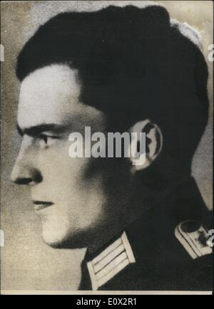 3. März 1965 - Claus Graf Schenk von Stauffenberg. Stockfoto