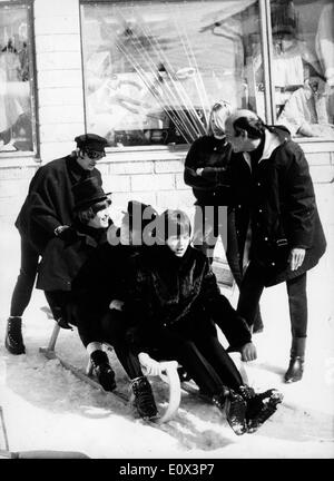 Die Beatles Rodeln Stockfoto