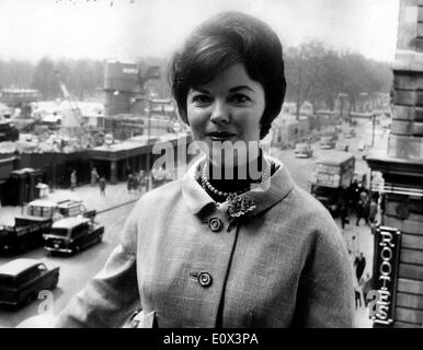 Schauspielerin Shirley Temple im Urlaub in London Stockfoto