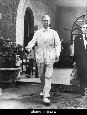 König Edward VIII im Urlaub an der italienischen Riviera Stockfoto