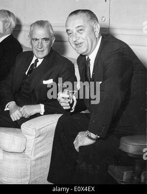 25. März 1965 - Washington, District Of Columbia, USA - LYNDON BAINES JOHNSON 27. August 1908 - 22. Januar 1973 oft beziehen sich Stockfoto
