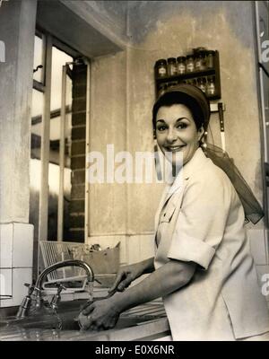 7. Juli 1965 - Marie Collier ein Triumph an Covent Garden Opera als steht für Maria Callas; Marie Collier die Australian Opera Stockfoto