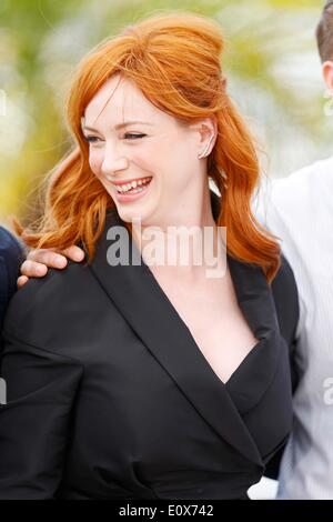 Cannes, Ca, Frankreich. 20. Mai 2014. Christina Hendricks.Lost Fluss Credit: Roger Harvey/Globe Photos/ZUMAPRESS.com/Alamy Live-Nachrichten Stockfoto