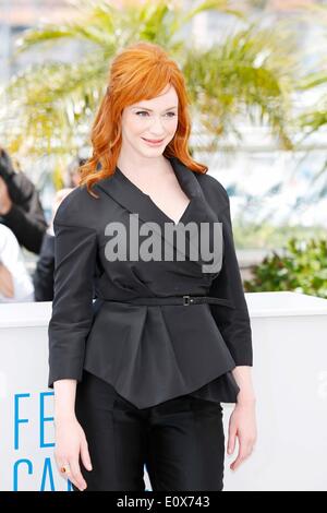 Cannes, Ca, Frankreich. 20. Mai 2014. Christina Hendricks.Lost Fluss Credit: Roger Harvey/Globe Photos/ZUMAPRESS.com/Alamy Live-Nachrichten Stockfoto