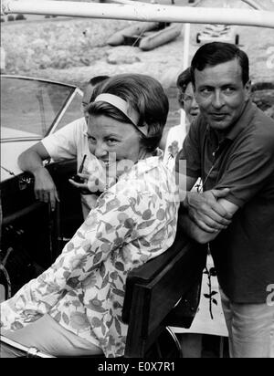 Prinzessin Beatrix und Claus Von Amsberg auf einem Boot am Porto Ercole Stockfoto