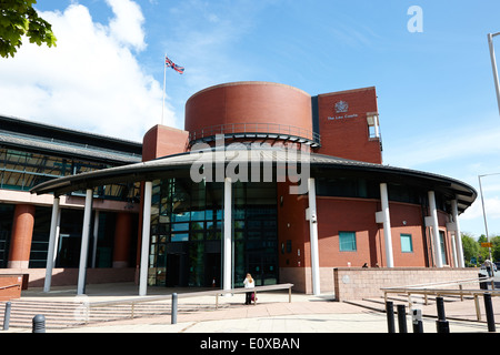 Preston Justizpalast Gehäuse Crown Court England UK Stockfoto