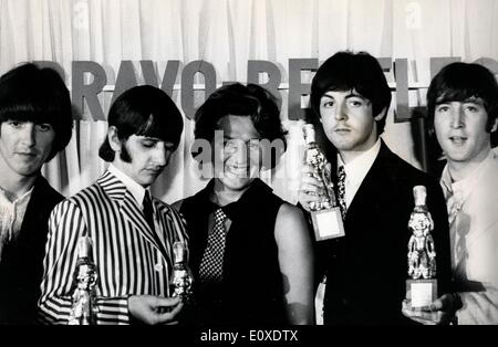 Die Beatles beim ersten Konzert für Circus Krone Bau Stockfoto