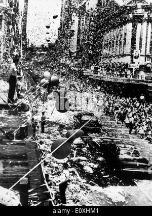 Präsident Lyndon B. Johnson besucht Sydney Stockfoto