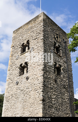 Blick auf die historische Universitätsstadt Oxford Oxfordshire England UK der sächsischen Turm Stockfoto