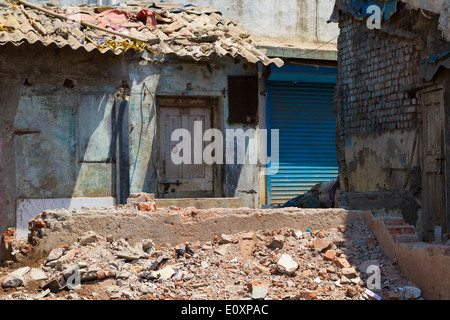 1 Million Menschen leben in den 240 Hektar Slum Dharavi, Mumbai Indien. Stockfoto