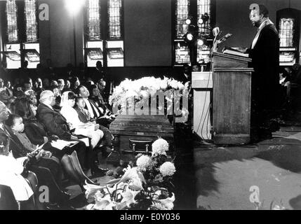 Beerdigung von reverend Martin Luther King Jr.. Stockfoto