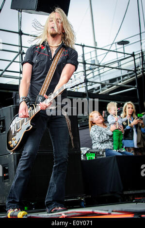 Columbus, Ohio, USA. 16. Mai 2014. auf der Bühne beim Festival Rock On The Range in Columbus, Ohio. Bandmitglieder: © Igor Vidyashev/ZUMAPRESS.com/Alamy Live News Stockfoto