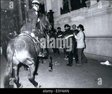 10. Oktober 1968 - New York-Demonstration gegen Wallace Kampagne Rallye im Madison Square Garden. #4 Stockfoto