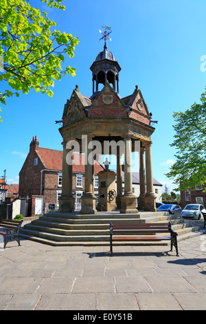 Marktplatz Cross St James Boroughbridge North Yorkshire England UK Stockfoto