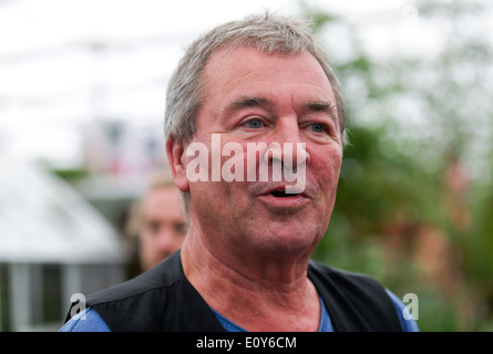 Großbritannien, London: Ian Gillan von Deep Purple in London am 19. Mai 2014 abgebildet. Stockfoto