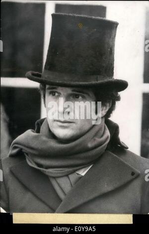 27. August 1969 - Francois Truffaut spielt Arzt Itard in '' das wilde Kind " Stockfoto