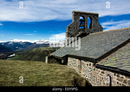 Die Kapelle Saint-Antoine Chastel Sur Murat, Cantal, Auvergne. Frankreich Stockfoto