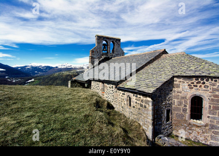 Die Kapelle Saint-Antoine. Chastel Sur Murat. Cantal. Auvergne. Frankreich Stockfoto