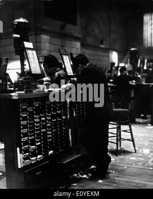 1. Januar 1970 - New York, New York, USA - Datei Foto: ca. 1970er Jahre. Der New York Stock Exchange. Stockfoto