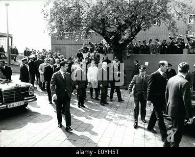 21. Mai 1970 - Bundeskanzler Brandt und Ministerpräsidenten Willi Stoph in Kassel Stockfoto