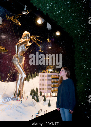 Europa, Großbritannien, England, Oxford Street Weihnachten bei Selfridges Stockfoto